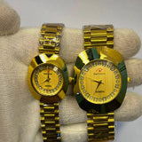 RedStone Gold His & Hers Couple Watch Set – Elegant Matching Timepieces