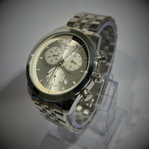 Tissot PR100 Chronograph Silver Stainless Steel Watch