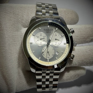 Tissot PR100 Chronograph Silver Stainless Steel Watch