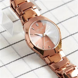 Luxury Rose Gold Quartz Watch – Elegant Diamond Accent Timepiece